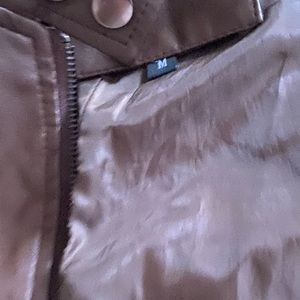 Women’s Stand-Collar, Slim, Solid Leather